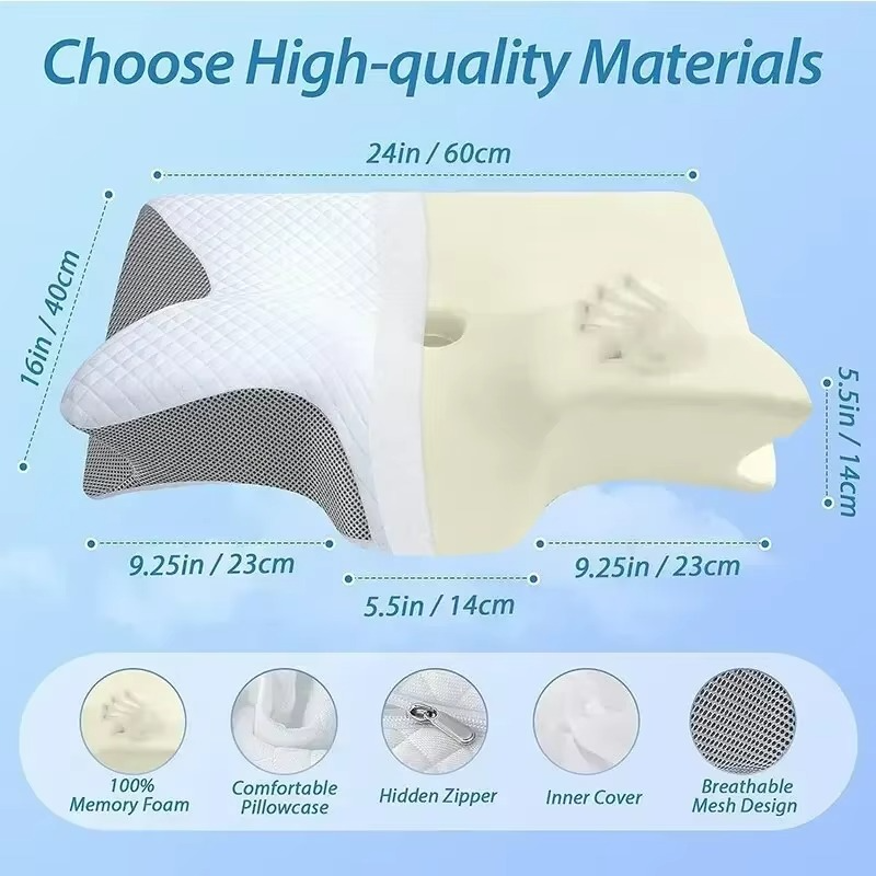 Almohada Cervical Viscoelástica Ortopédica