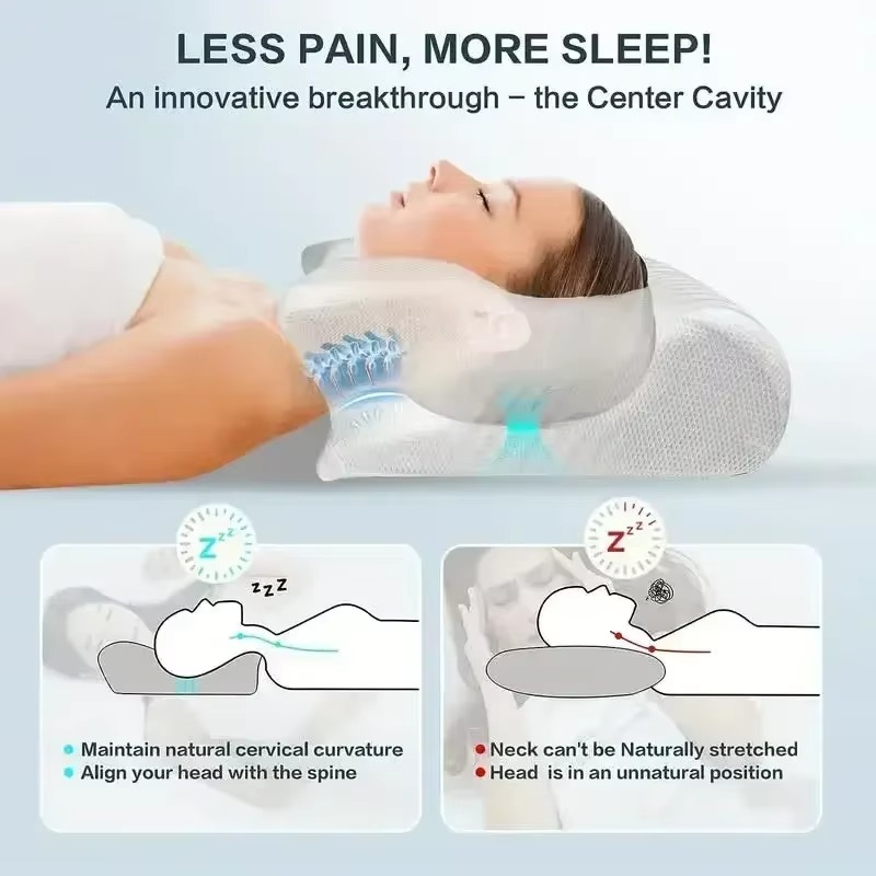 Almohada Cervical Viscoelástica Ortopédica